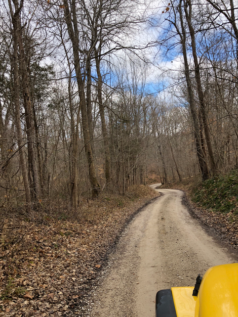 Vandalia Road checks almost all of my boxes: gravel/dirt, water crossings (albeit very small creeks), twisty, hilly.